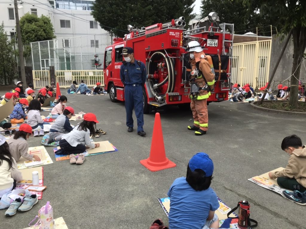 【1、2年生】消防写生会